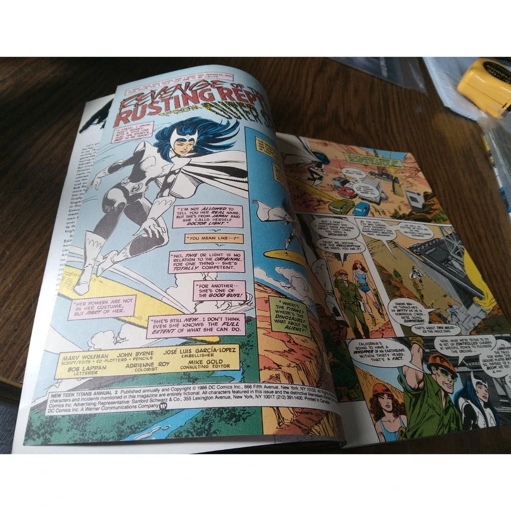 The New Teen Titans Annual #2 (August 1986 DC Comics)